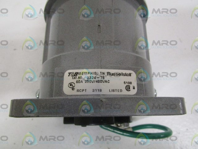 RUSSELLSTOLL RECEPTACLE 3324-78 (AS PICTURED) *NEW NO BOX*