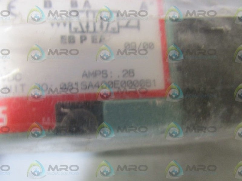 NUMATICS 081SA400E000061 VALVE  * NEW IN FACTORY BAG *