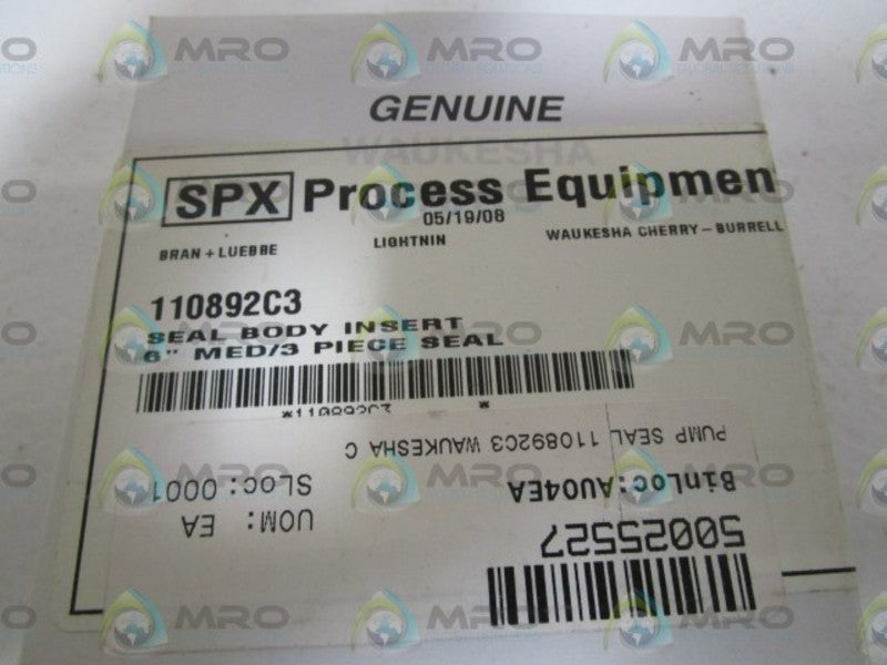 SPX SEAL BODY INSERT 110892C3 NSMP