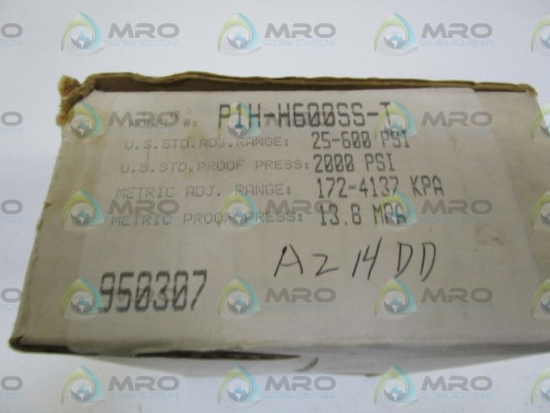 BARKSDALE HI-P PRESSURE SWITCH P1H-H600SS-T  NSMP