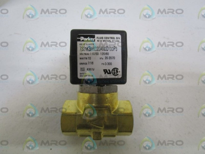 PARKER VALVE COIL 7321KBY6320AN0D100P3 *NEW IN BOX*