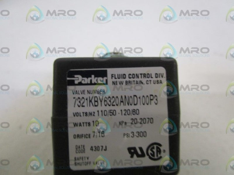 PARKER VALVE COIL 7321KBY6320AN0D100P3 *NEW IN BOX*