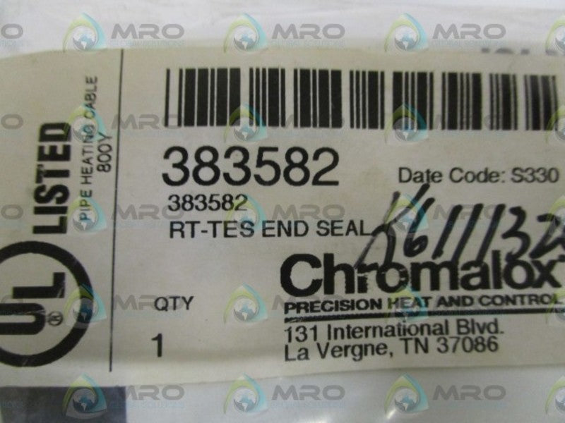 CHROMALOX RT-TES END SEAL 383582 * NEW IN BAG *