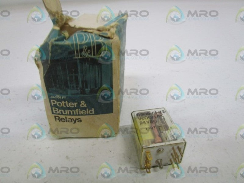 POTTER & BRUMFIELD 24VDC R30D-E1-Z2-V600/1.6K (MISSING TOP TO BOX) *NEW IN BOX*