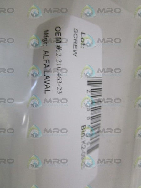 ALFA LAVAL SCREW 2210463-23  NSNP
