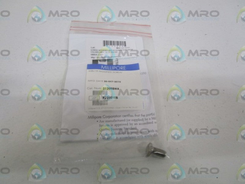 MILLIPORE CORP. MODIFIED SCREW 312098WA  NSMP