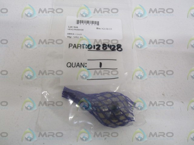 NIRO, INC. HEAD:PASSAGE 0128428 *NEW IN BAG*