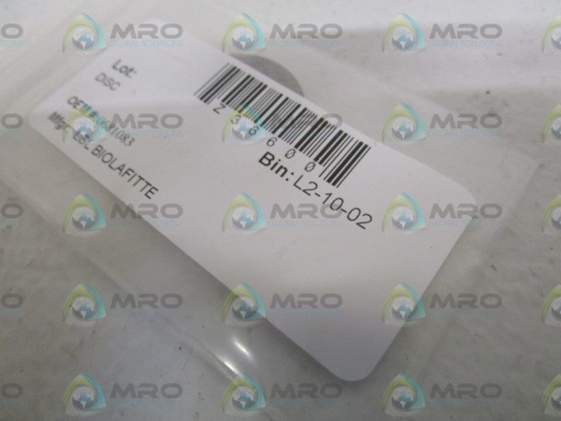 LSL BIOLAFITTE DISC 0681083  NSNP IN BAG