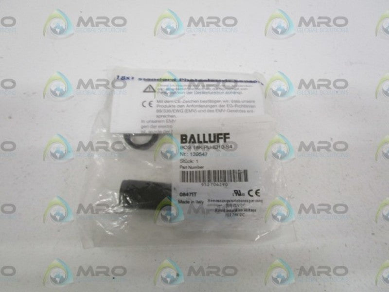 BALLUFF PHOTOELECTRIC SENSOR BOS18K-PU-ID10-S4 * NEW IN FACTORY BAG *