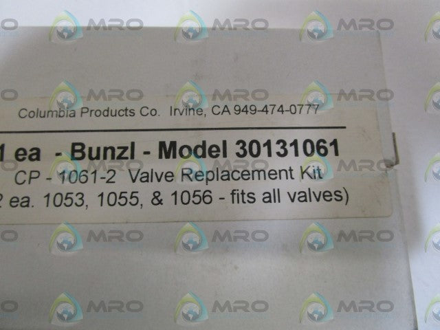 LOT OF 2 COLUMBIA PRODUCTS CO. VALVE REPLACEMENT KIT 30131061 *NEW IN BOX*