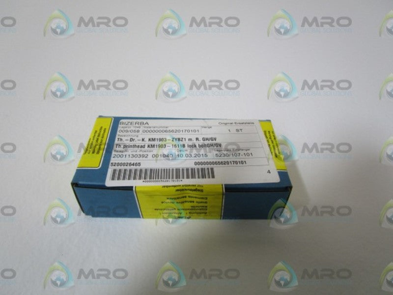 BIZERBA PRINTHEAD KM1903-ZYBZ1  NSFS