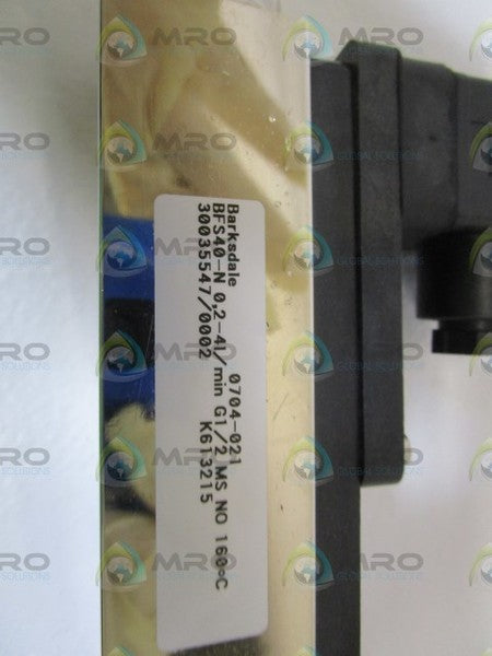 BARKSDALE FLOW SWITCH BFS40-N  NSNP