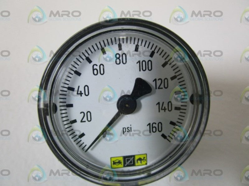 AMFLO 0-160PSI 2"X1.8" DIAL GAUGE 1111-160  NSMP