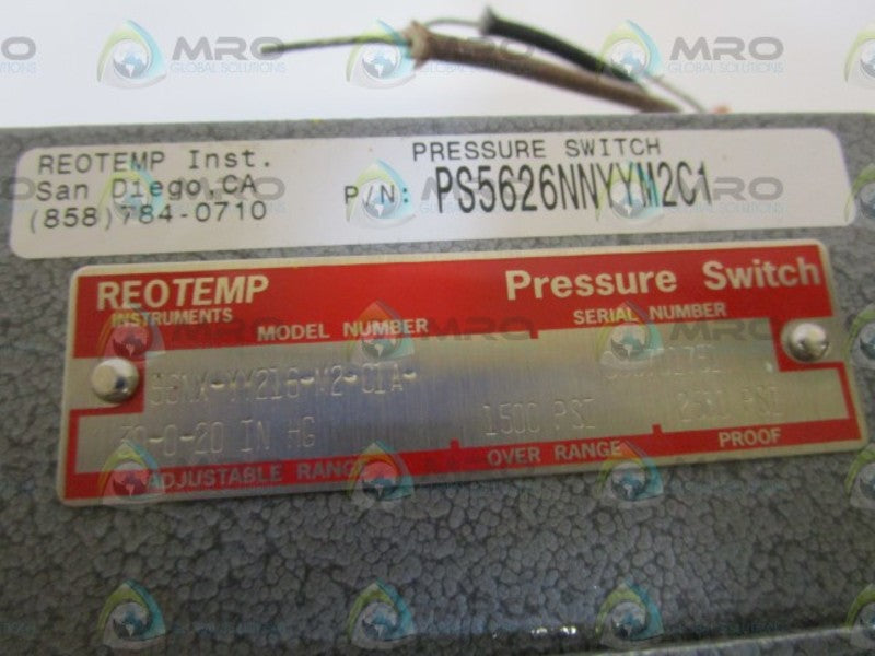 REOTEMP PRESSURE SWITCH 56NX-YY216-M2-C1A  NSNP