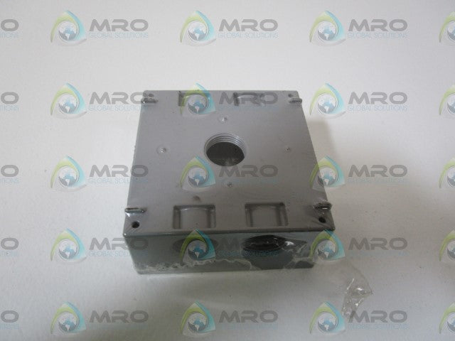 LOT OF 2 BELL OUTDOOR TWO-GANG BOX 5345-0 *NEW NO BOX*