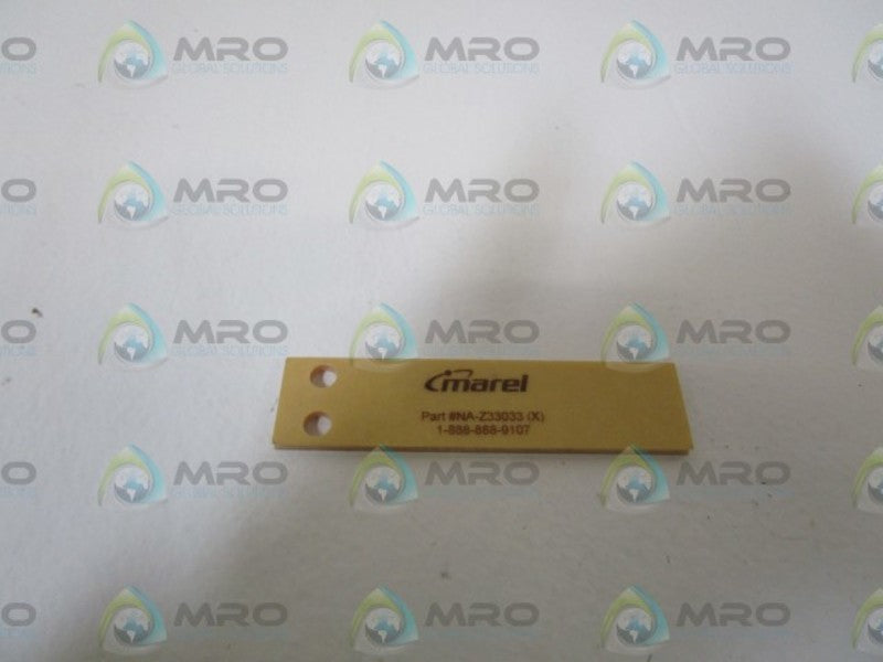 MAREL REPLACEMENT PART NA-Z33033 (X) NSNP