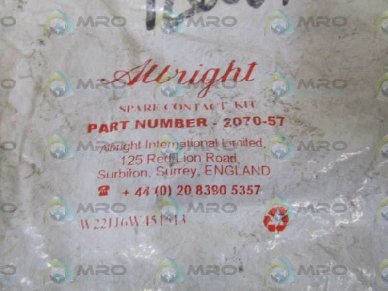 ALBRIGHT SPARE CONTACT KIT 2070-57  NSMP