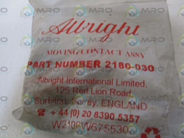 ALBRIGHT MOVING CONTACT ASSY 2180-030  NSMP