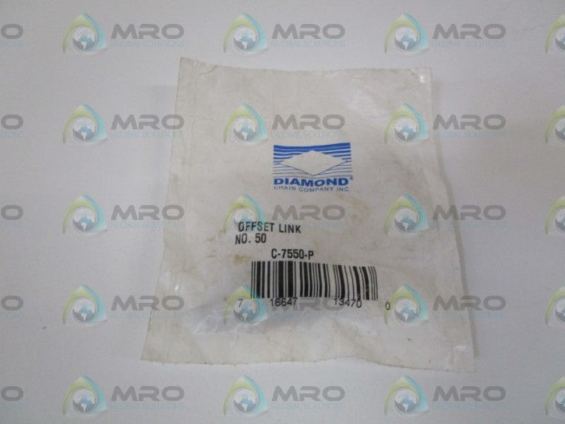 DIAMOND C-7550-P OFFSET LINK * NEW IN FACTORY BAG *