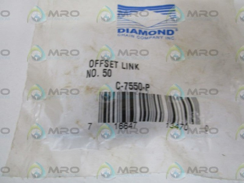 DIAMOND C-7550-P OFFSET LINK * NEW IN FACTORY BAG *
