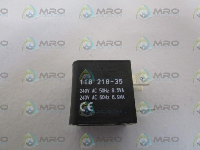 INGERSOLL RAND 116218-35 COIL 240VAC *NEW NO BOX*