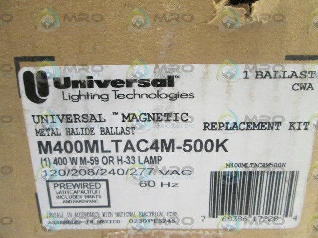 UNIVERSAL MAGNETIC REPLACEMENT KIT M400MLTAC4M-500K *NEW IN BOX*
