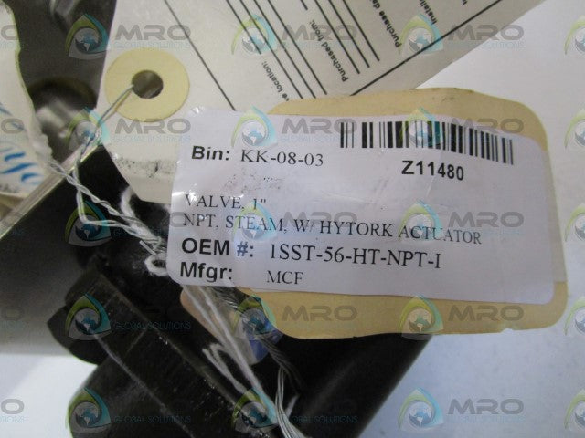 MCH 1" VALVE 1SST-56-HT-NPT-I *NEW NO BOX*