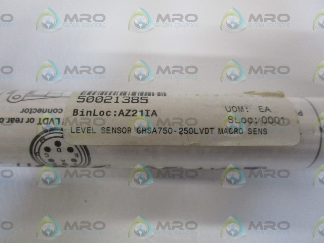 MACRO LEVEL SENSOR GHSA750-250 *ORIGINAL PACKAGE*