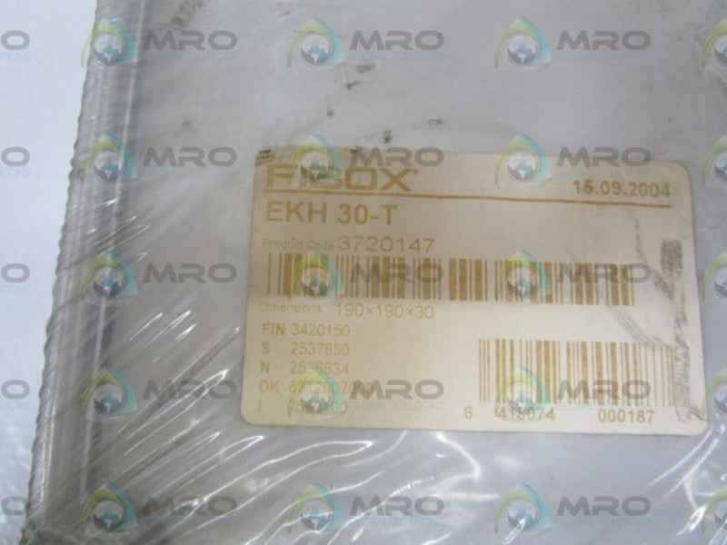 FIBOX TRANSPARENT COVER EKH30-T  NSNP