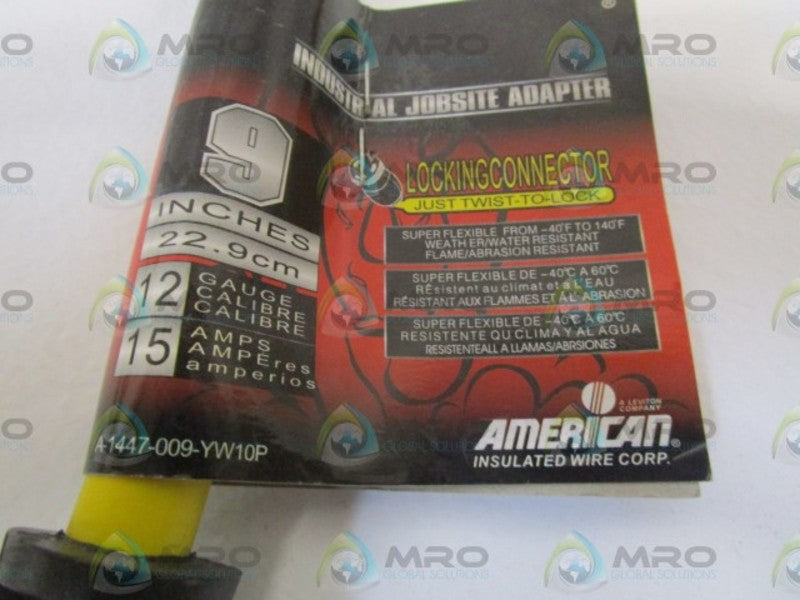 AMERICAN LOCKING CONNECTOR A-1447-009-YW10P  NSNP
