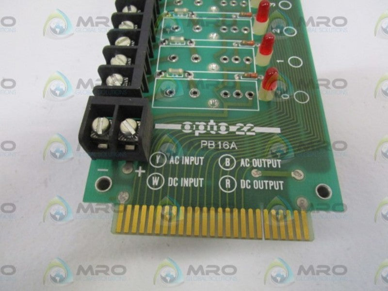 OPTO 22 I/O MODULE MOUNTING RACK PB16A * NEW IN BOX *
