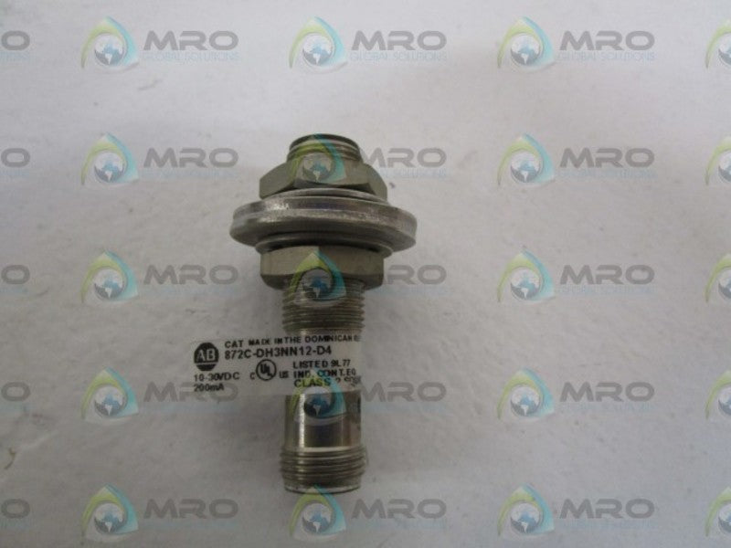 ALLEN BRADLEY PROXIMITY SENSOR 872C-DH3NN12-D4 SER. C  UNMP