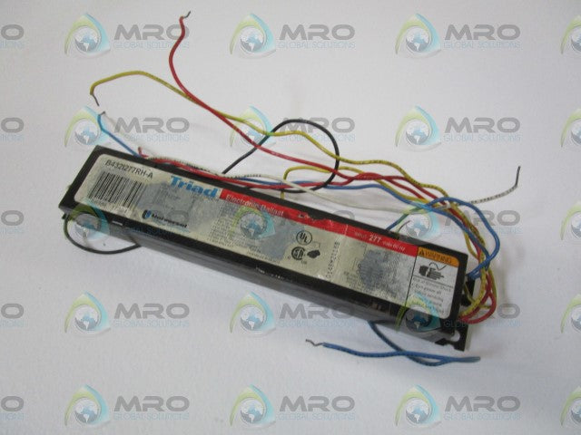 LOT OF 2 TRIAD 277V ELECTRONICS BALLAST B432I277RH-A *USED*
