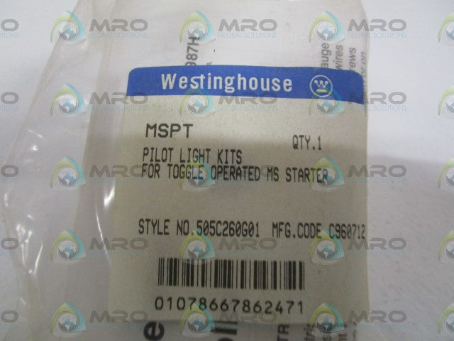 WESTINGHOUSE PILOT LIGHT KIT MSPT *NEW IN BAG*