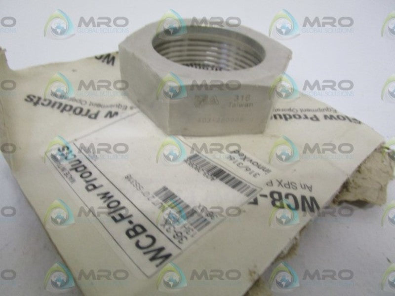 WCB-FLOW PRODUCTS HEX NUT 2" A03-260906 ORIGINAL PACKAGE