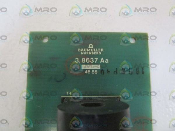 BAUMULLER PC BOARD 3.8637Aa (AS PICTURED)  UNMP