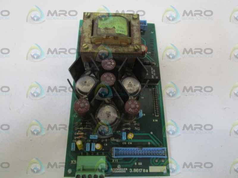 BAUMULLER POWER SUPPLY BOARD 3.8617Ba  UNMP