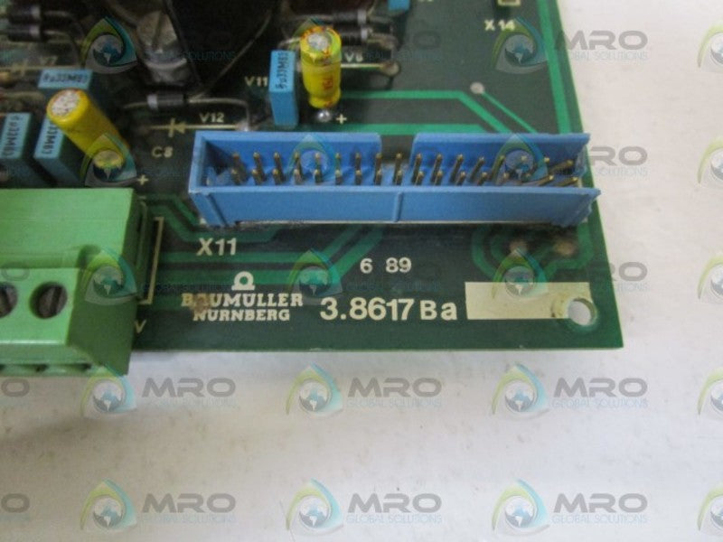 BAUMULLER POWER SUPPLY BOARD 3.8617Ba  UNMP