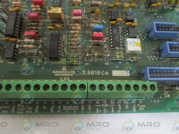 BAUMULLER PC BOARD 3.8618Ca  UNMP