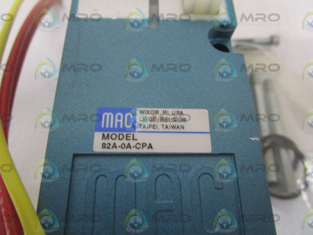 MAC MANIFOLD FOR VALVE 82A-0A-CPA *NEW NO BOX*