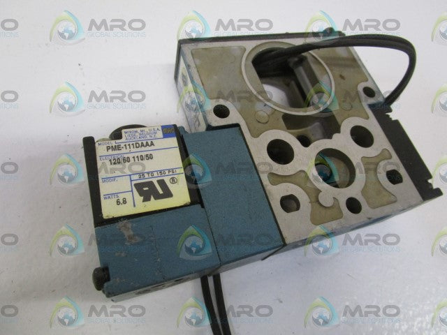 MAC SOLENOID VALVE 811C-PM-111DA-163 *USED*