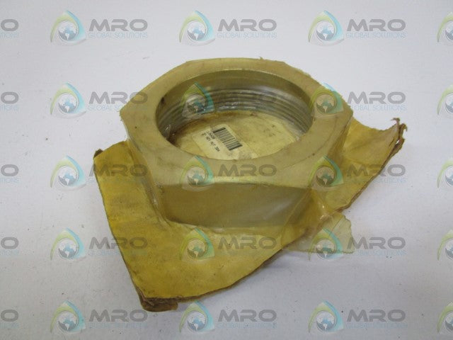 MRO INDUSTRIAL 3" HEX NUT 304 13H430 * ORIGINAL PACKAGE *
