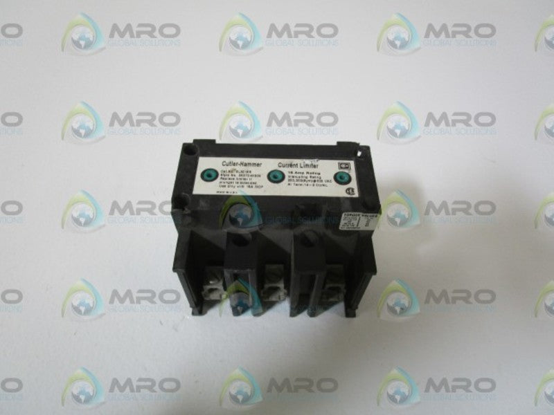 CUTLER-HAMMER CURRENT LIMITER EL3015R (AS PICTURED)  UNMP