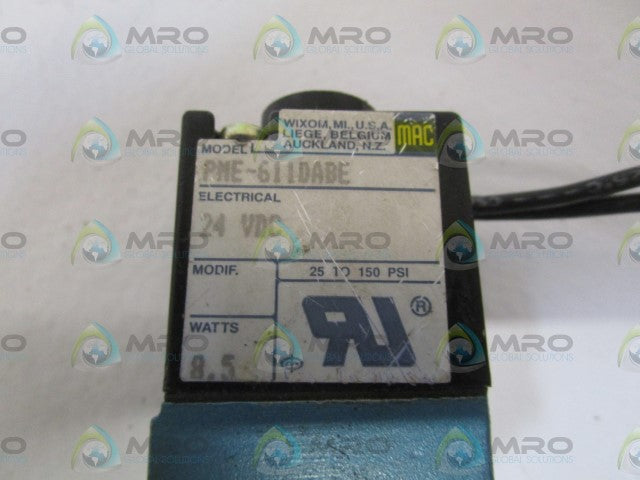 MAC PILOT VALVE PME-611DABE *USED*