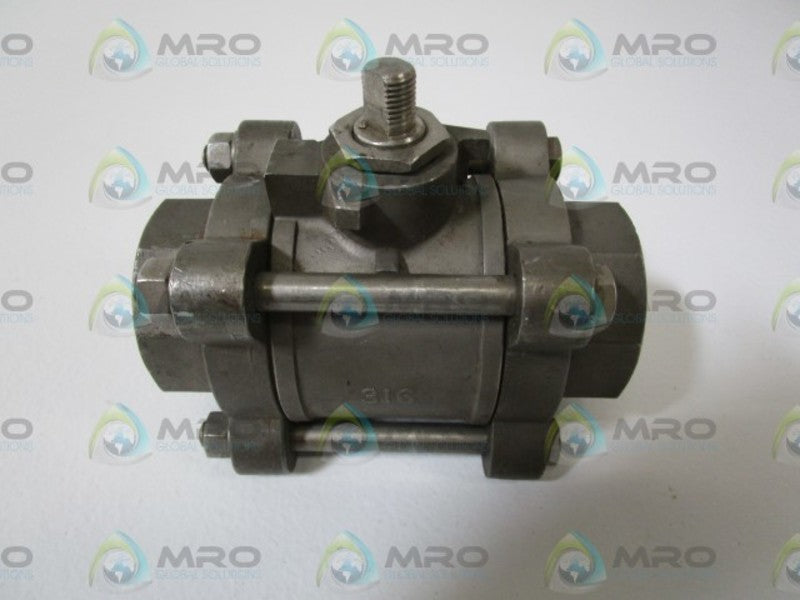 BALL VALVE 316 1-1/2" 800 WOG (AS PICTURED)  UNMP