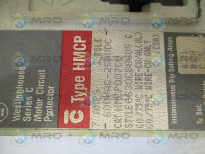 WESTINGHOUSE HMCP007C0 7A  UNMP