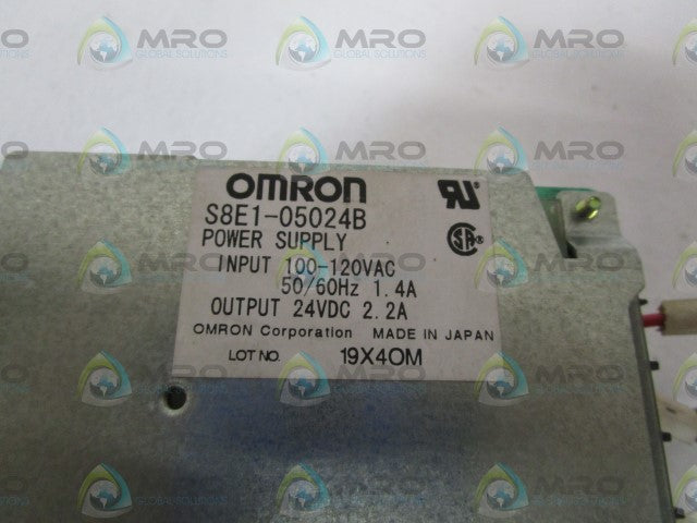 OMRON POWER SUPPLY S8E1-05024B *USED*