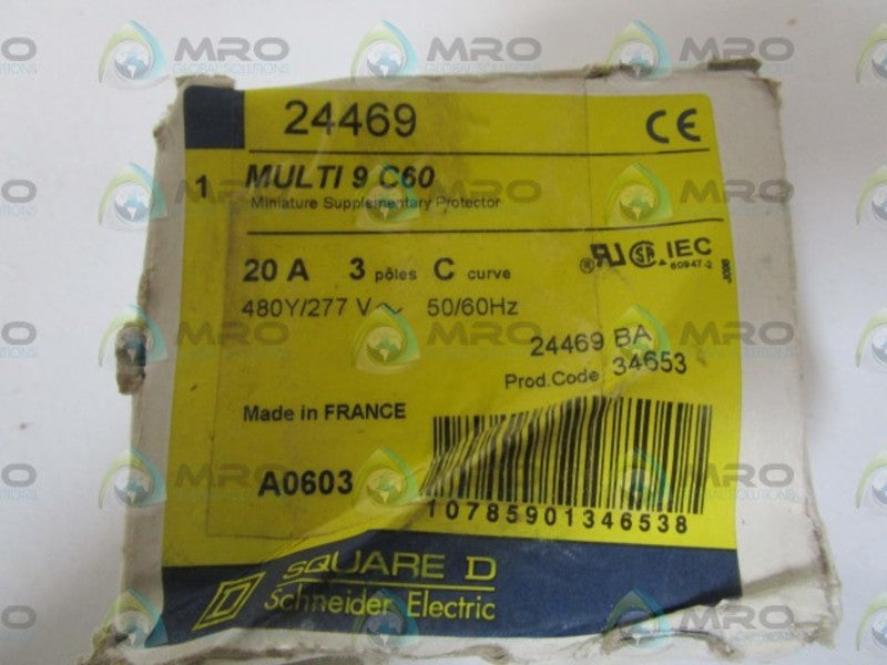 SQUARE D CIRCUIT BREAKER 24469 *NEW IN BOX*