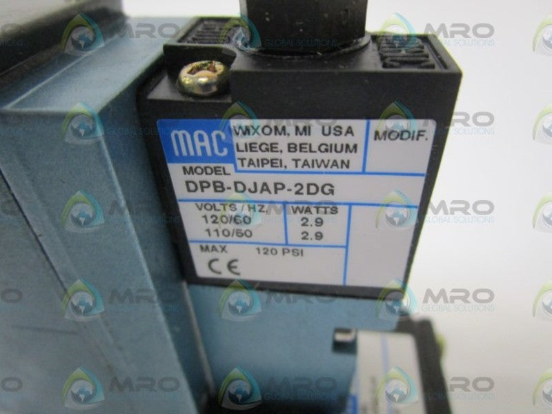 MAC SOLENOID VALVE 93A-AAB-000-DP-DJAP-2DG *NEW NO BOX*
