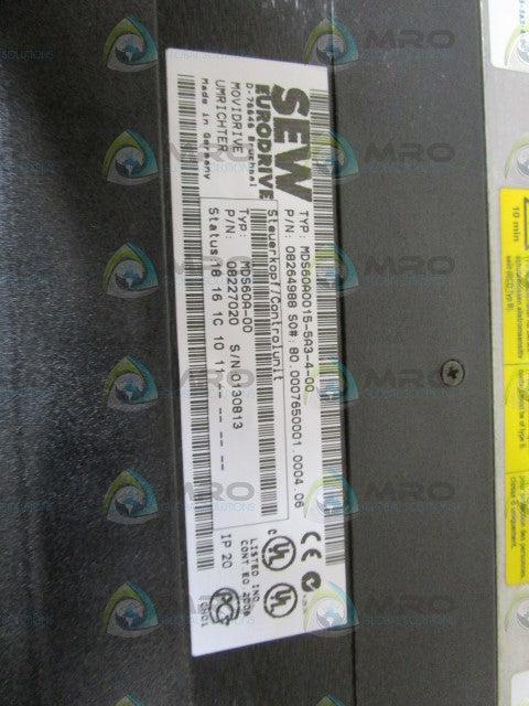SEW-EURODRIVE MDS60A0015-5A3-4-00 DRIVE *NEW NO BOX*